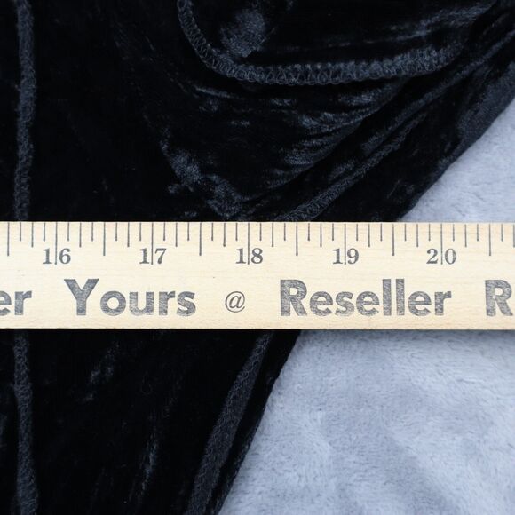 Passion Concept Jacket Womens M Black Pinstriped Long Sleeve Collared Blazer - Picture 4 of 16